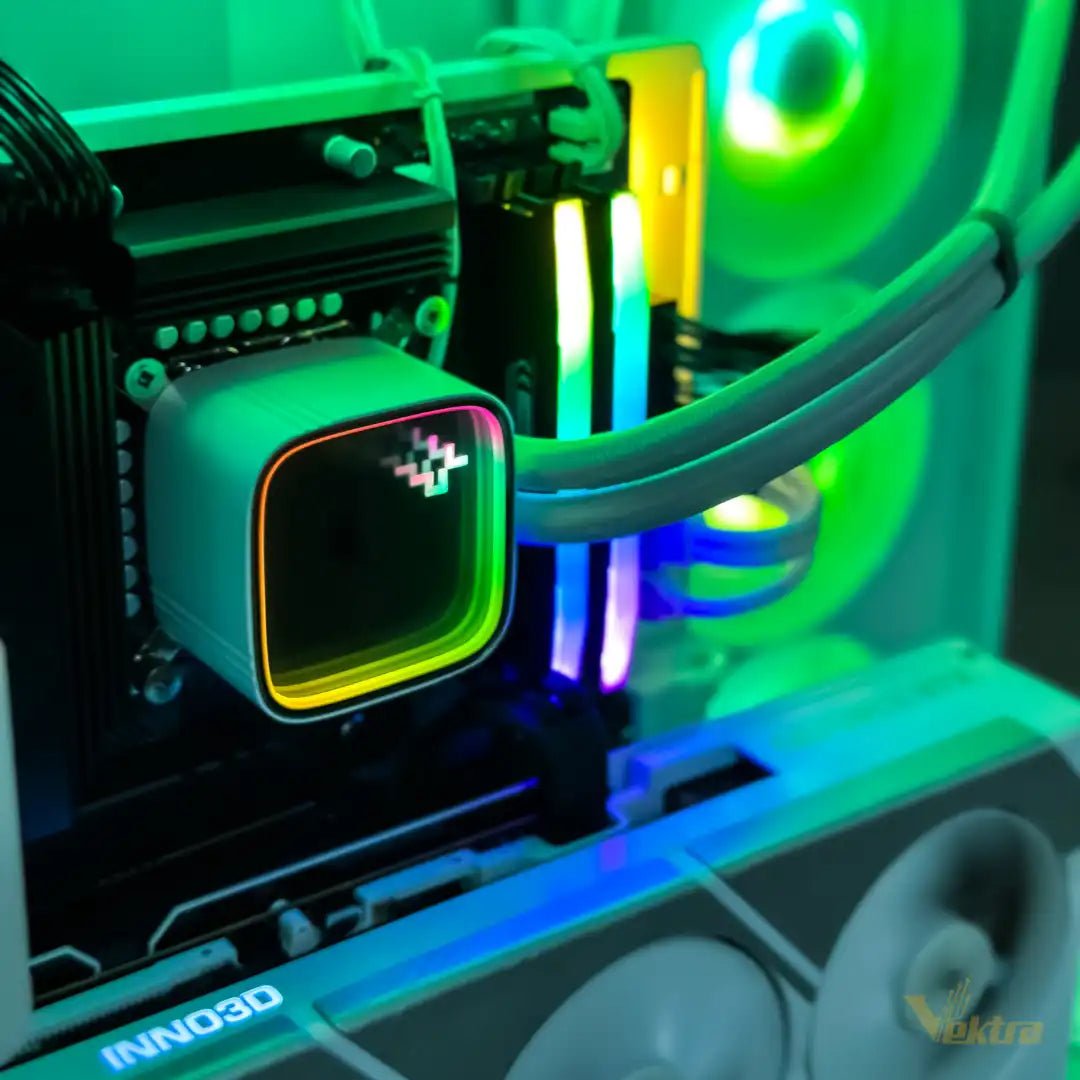 Vektra RDY CH780W Series Gaming PC - Intel Core i7 - 14700KF, Z790 WiFi, RGB 32GB 6000MHz DDR5, PCIe Gen4 NVMe M.2 SSD 1TB, 750W 80 Plus Gold, 360mm Liquid Cooler, 2 Years Warranty - Vektra Computers LLC Vektra RDY CH780W Series Gaming PC - Intel Core i7 - 14700KF, Z790 WiFi, RGB 32GB 6000MHz DDR5, PCIe Gen4 NVMe M.2 SSD 1TB, 750W 80 Plus Gold, 360mm Liquid Cooler, 2 Years Warranty - Vektra Computers LLC